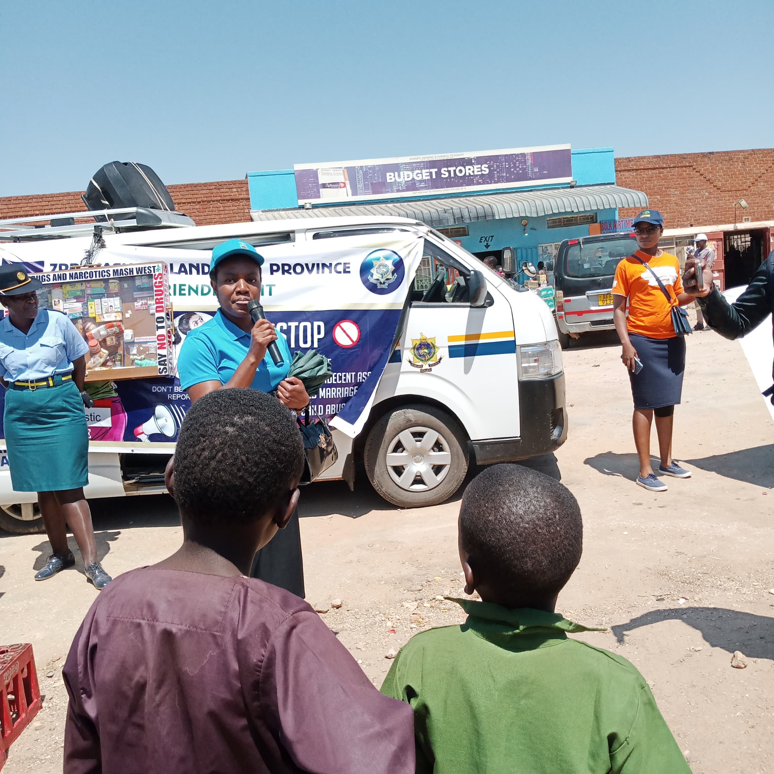 Volunteers leading an outdoor programme